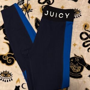 Juicy Couture Sport Navy and Royal Blue Leggings